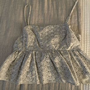 Storia women’s peplum top size S